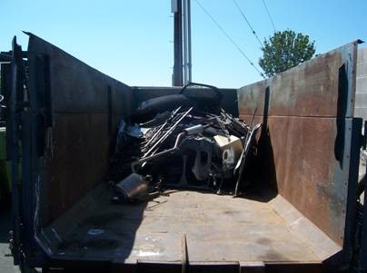 We recycle all damaged and destroyed metals